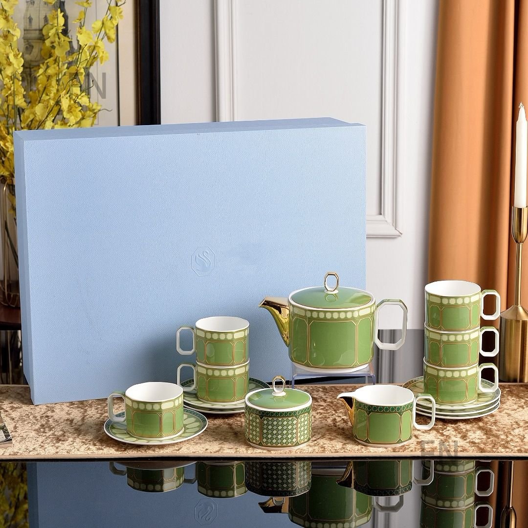 Swarovski Tea set of 15 pieces  for six people - Swarovski Kitchen and Dining | Aleppo Gift UAE